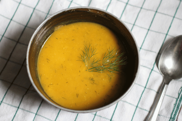 dill butternut soup