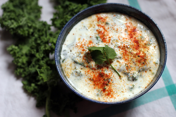 Kale Yogurt Raita