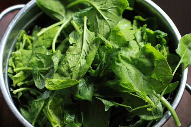 Making Saag 'Paneer' Tofu