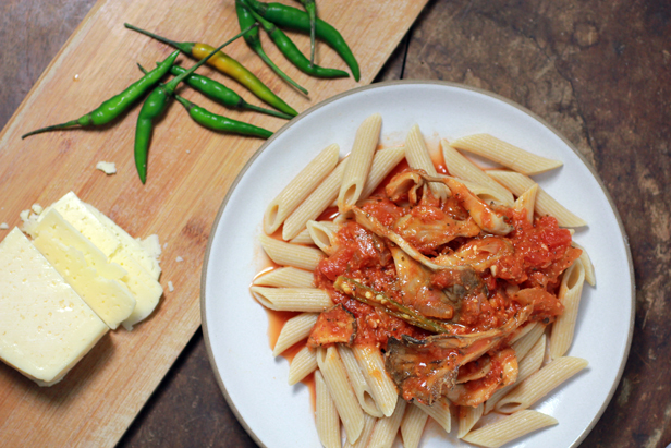 mushroom penne pasta