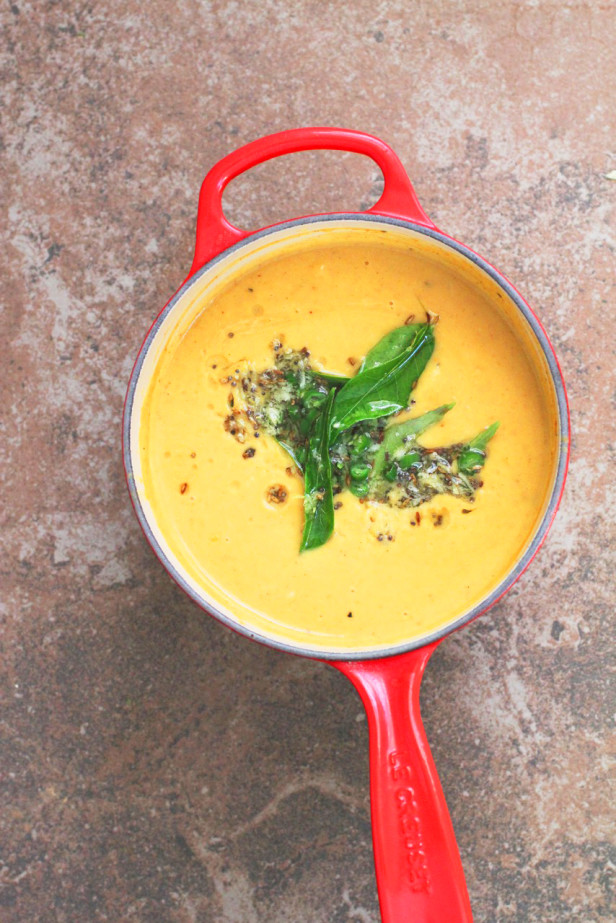 roasted squash and coconut milk rasam