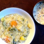 Khitchadi (Lentil/Rice Stew) and Kadhi (Yogurt Sauce)