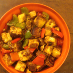 Tandoori Paneer and Peppers Curry