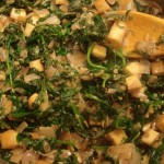 Mustard Greens and Tofu Curry