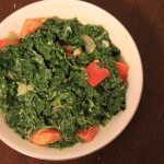 Curried and Creamed Kale for Gojee Potluck