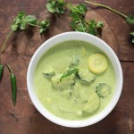 Green Yogurt Curry w/ Summer Squash (Majjige Huli)