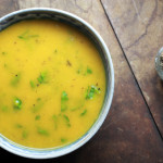 Roasted Butternut Squash Soup with Ginger & Fennel Seeds