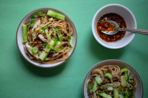 Sichuan-Style Peanut Noodles in Diana Kuan's Red Hot Kitchen + Giveaway